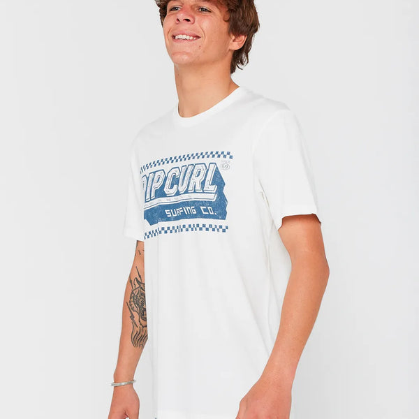 Camiseta Rip Curl Sportline Invader Bone