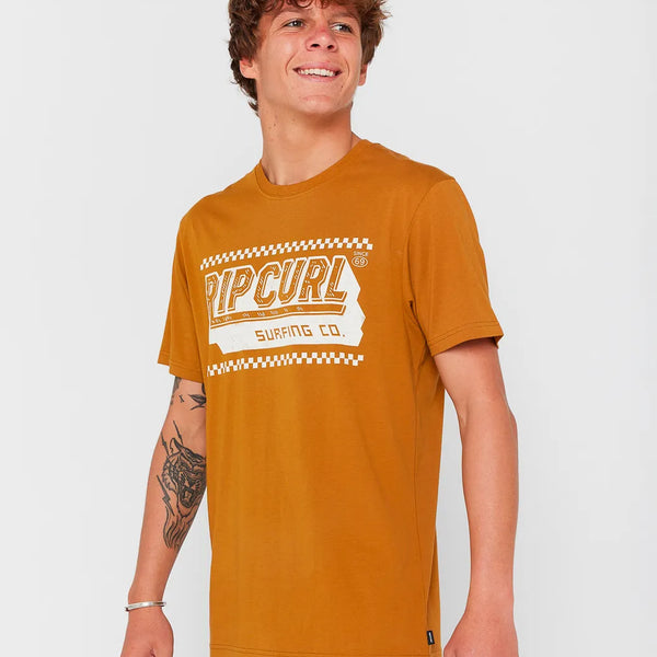 Camiseta Rip Curl Sportline Invader Bronzed