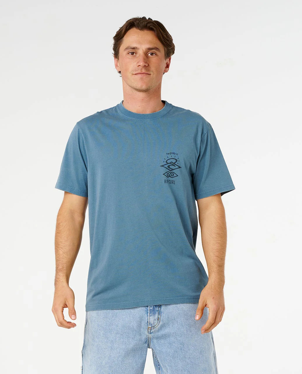 Camiseta Rip Curl Search Icon Tee Bluefin