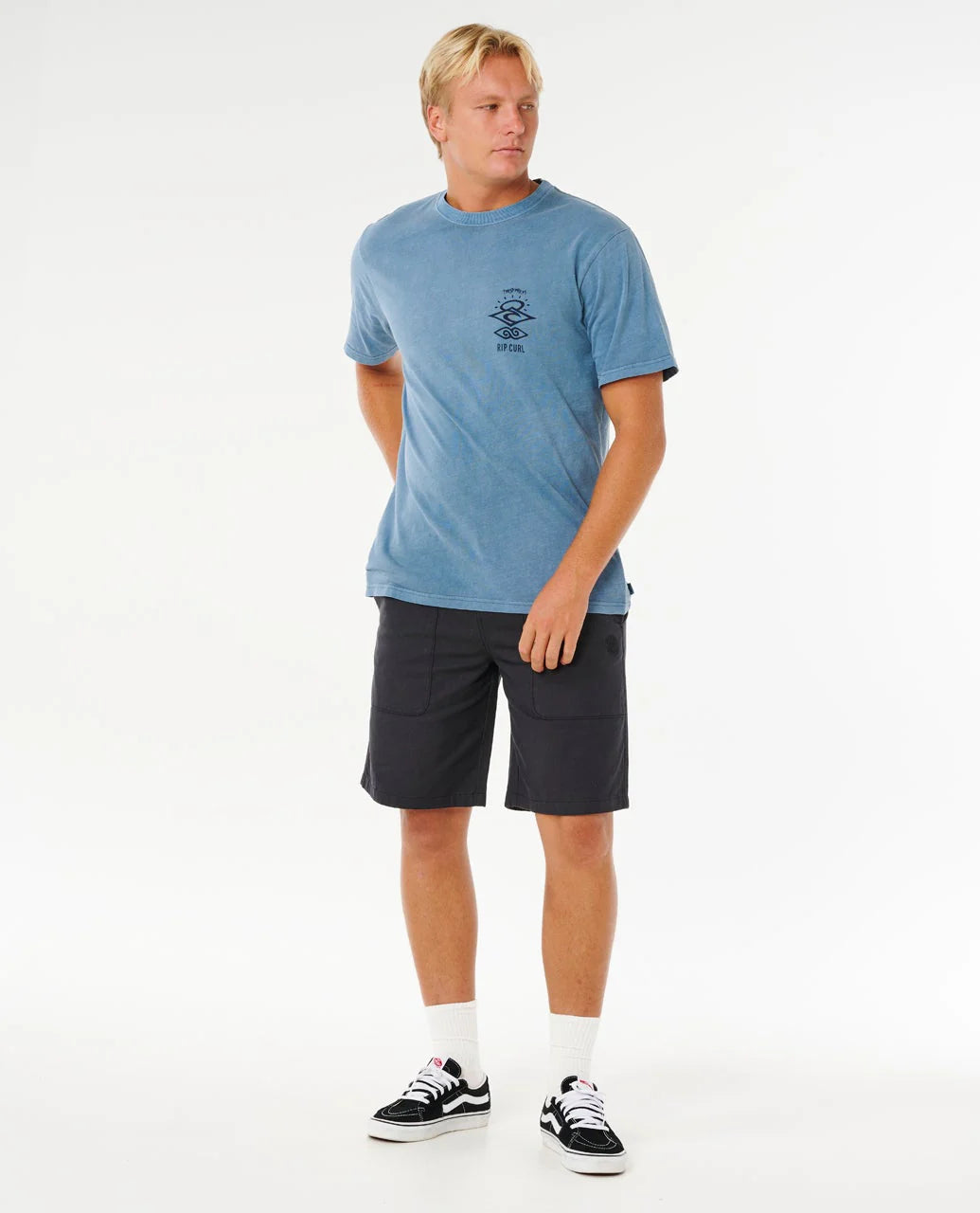 Camiseta Rip Curl Search Icon Tee Bluefin