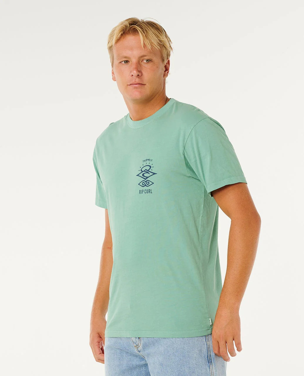 Camiseta Rip Curl Search Icon Tee Aloe