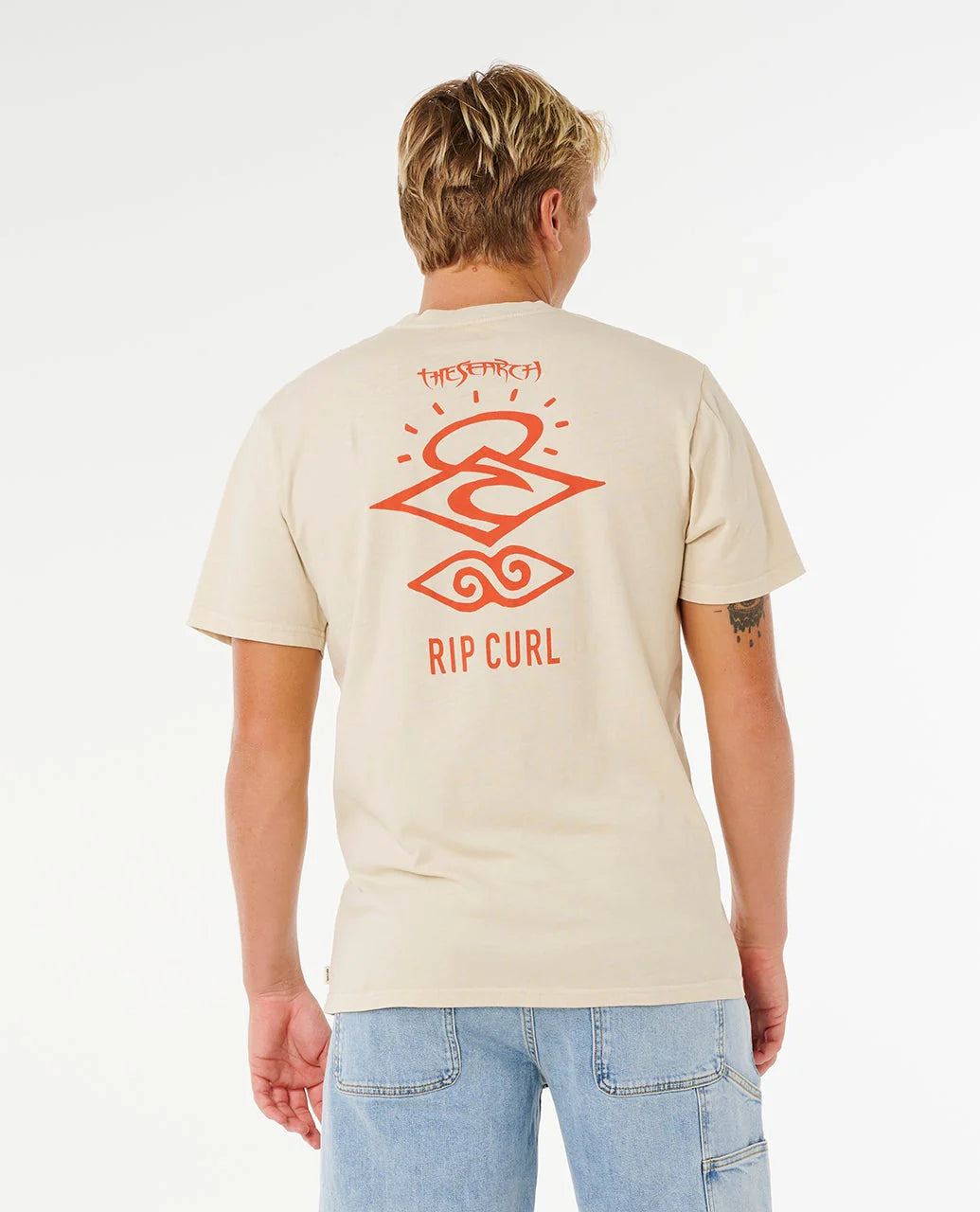 Camiseta Rip Curl Search Icon Tee Vintage White