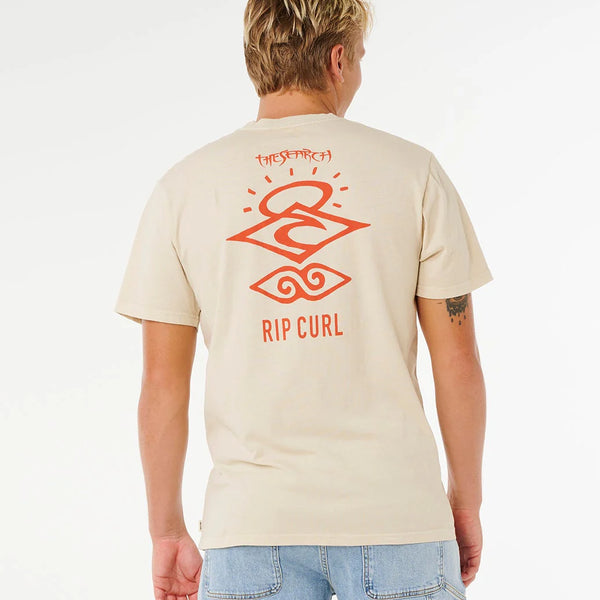 Camiseta Rip Curl Search Icon Tee Vintage White