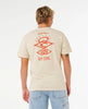 Camiseta Rip Curl Search Icon Tee Vintage White