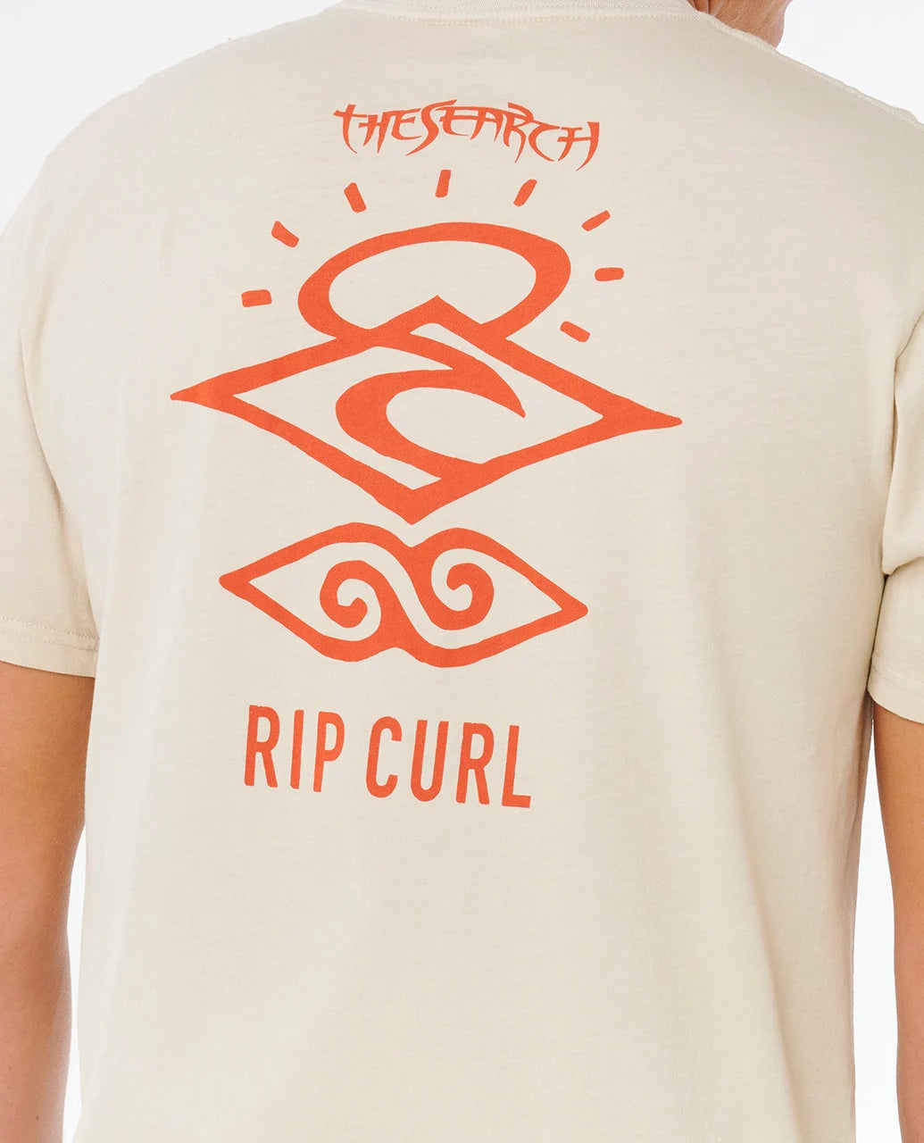 Camiseta Rip Curl Search Icon Tee Vintage White