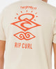 Camiseta Rip Curl Search Icon Tee Vintage White