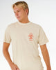 Camiseta Rip Curl Search Icon Tee Vintage White