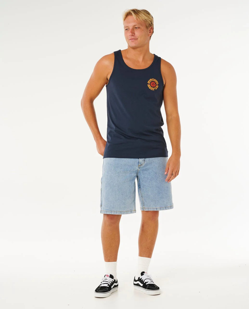 Camiseta Rip Curl Pacific Rinse Circle Tank Dark Navy