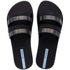 Sandalias Ipanema Mesh Slide Fem Black/Blue
