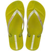 Chanclas Ipanema Anatomica Lolita Fem Green Glitter