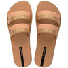 Sandalias Ipanema Mesh Slide Fem Beige