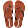 Chanclas Ipanema Anat Connect Fem Brown Clear ss25