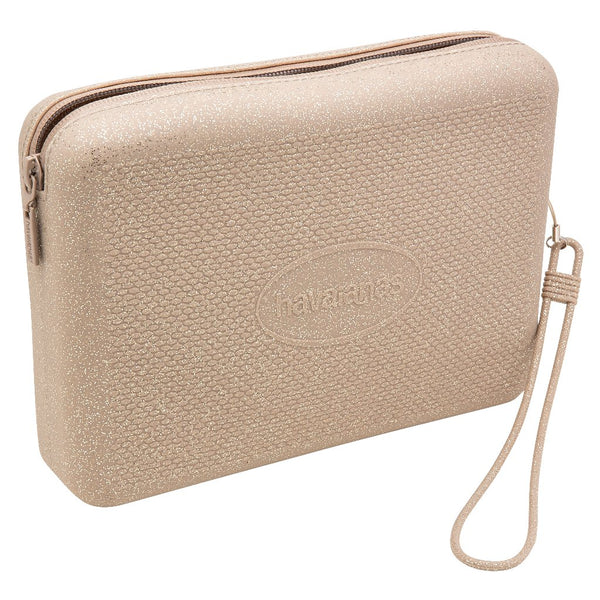 Bolso Havaianas Beach Neccessaire Glitter Gold