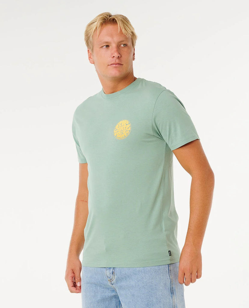 Camiseta Rip Curl Wettie Passage Icon Tee Aloe