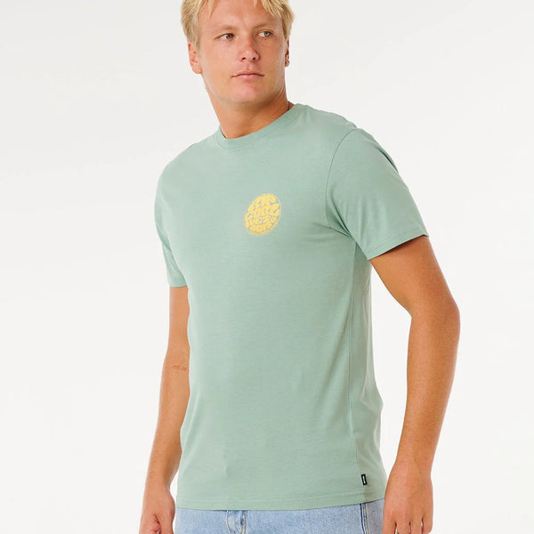Camiseta Rip Curl Wettie Passage Icon Tee Aloe