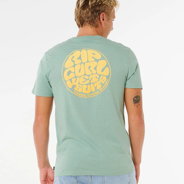 Camiseta Rip Curl Wettie Passage Icon Tee Aloe
