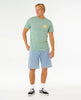 Camiseta Rip Curl Wettie Passage Icon Tee Aloe