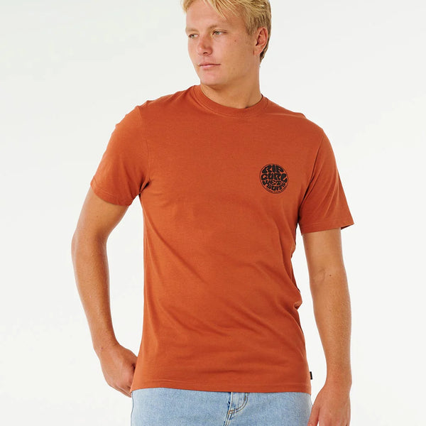 Camiseta Rip Curl Wettie Passage Icon Tee Baked Clay