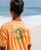 Camiseta Rip Curl Raw Energy Dolphin Kids Mandarin Zest