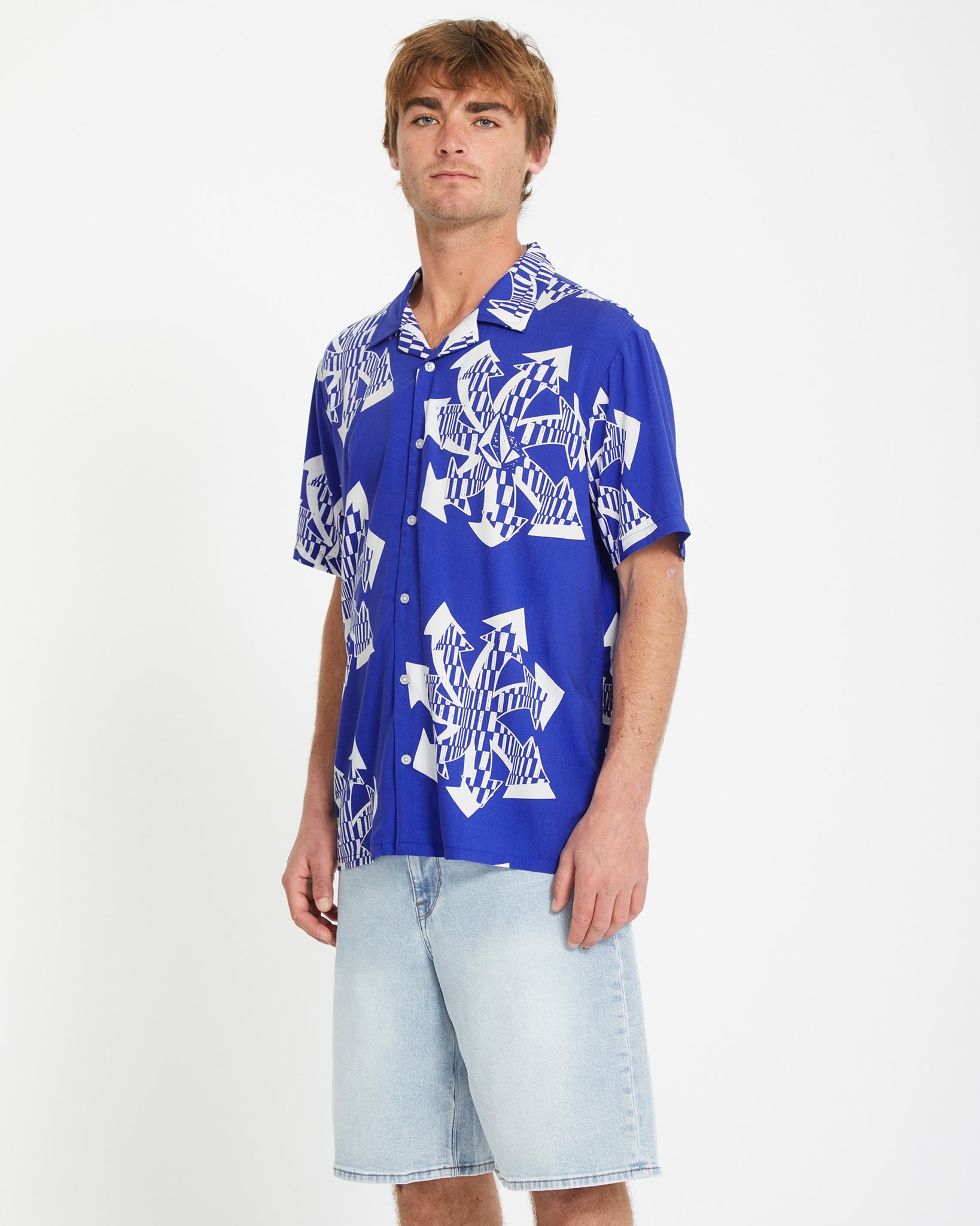 Camisa Volcom Boldstone Royal