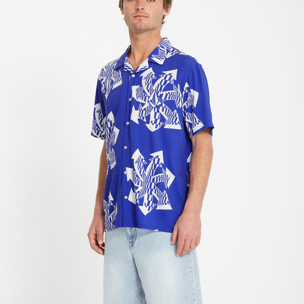 Camisa Volcom Boldstone Royal