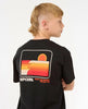 Camiseta Rip Curl Surf Revival Stacked Black