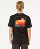 Camiseta Rip Curl Surf Revival Stacked Black