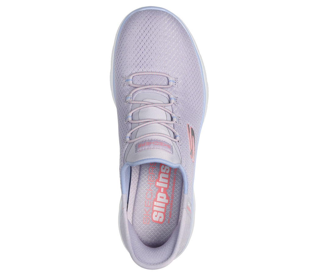 Zapatillas Skechers Slip Ins Summits Lavanda Diamond Dream