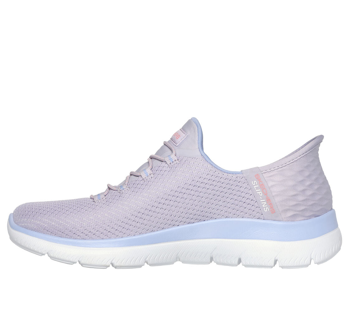 Zapatillas Skechers Slip Ins Summits Lavanda Diamond Dream