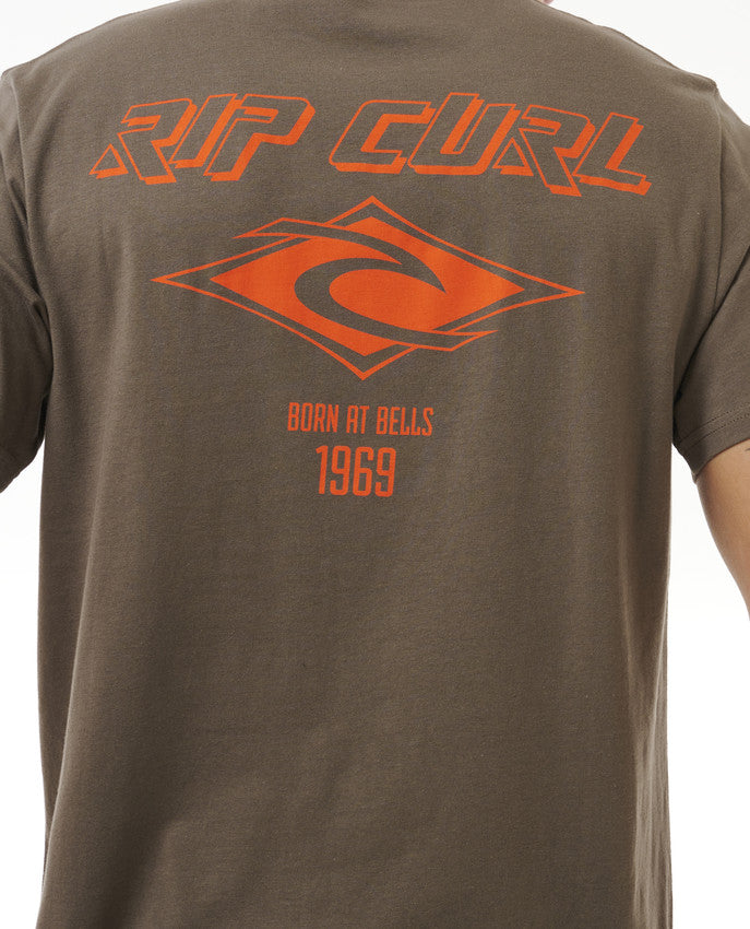 Camiseta Rip Curl Fade Out Icon Tee Rock