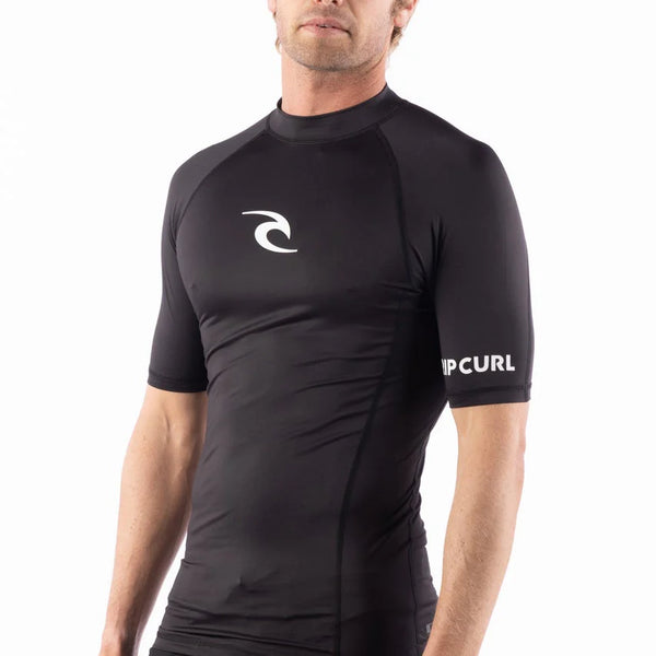 Licra Rip Curl Amazon Tight Fit Rash Black