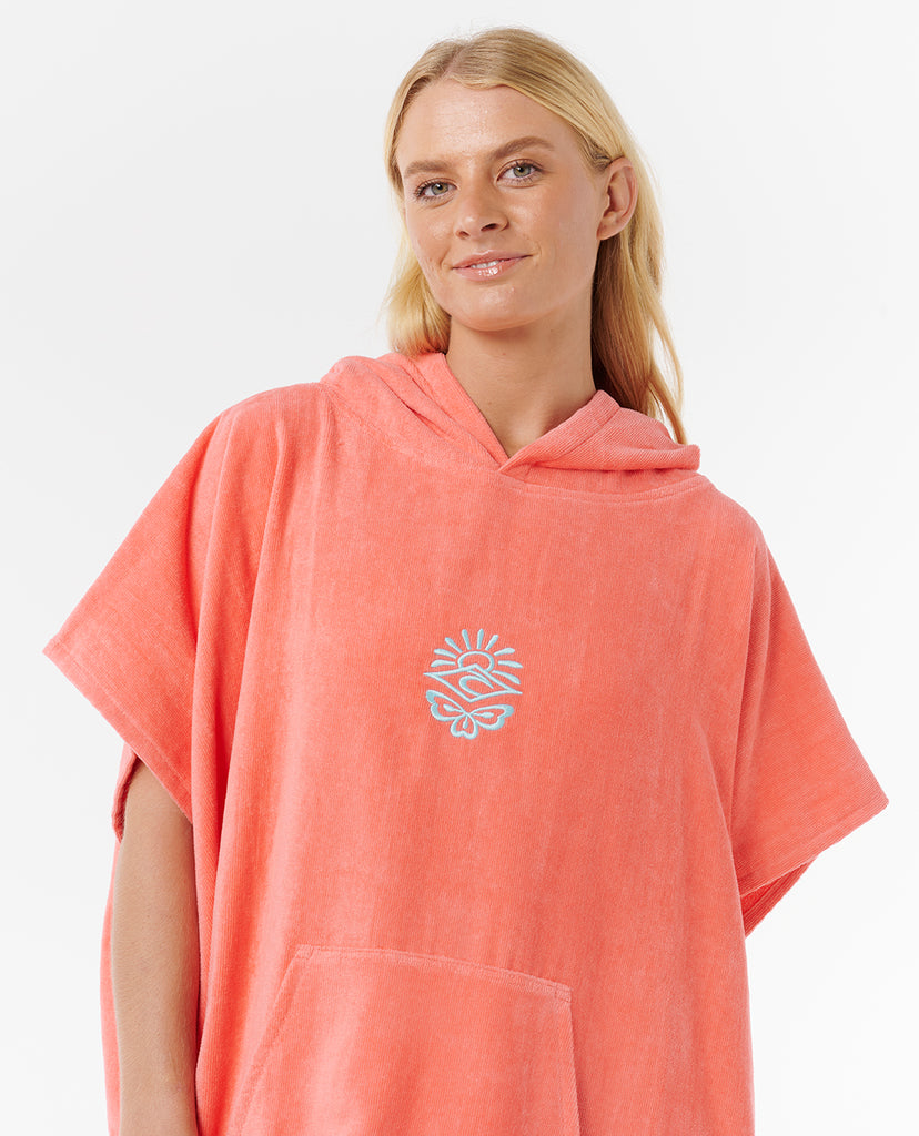 Poncho Rip Curl icon Hooded Towel Watermelon