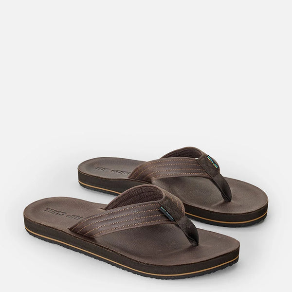 Sandalias Rip Curl Surf Revival Leather Dark Brown