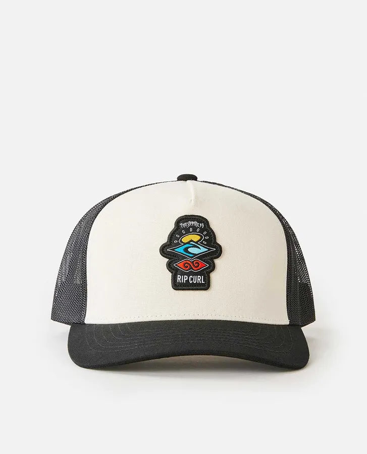 Gorra Rip Curl Search Icon Trucker Black White