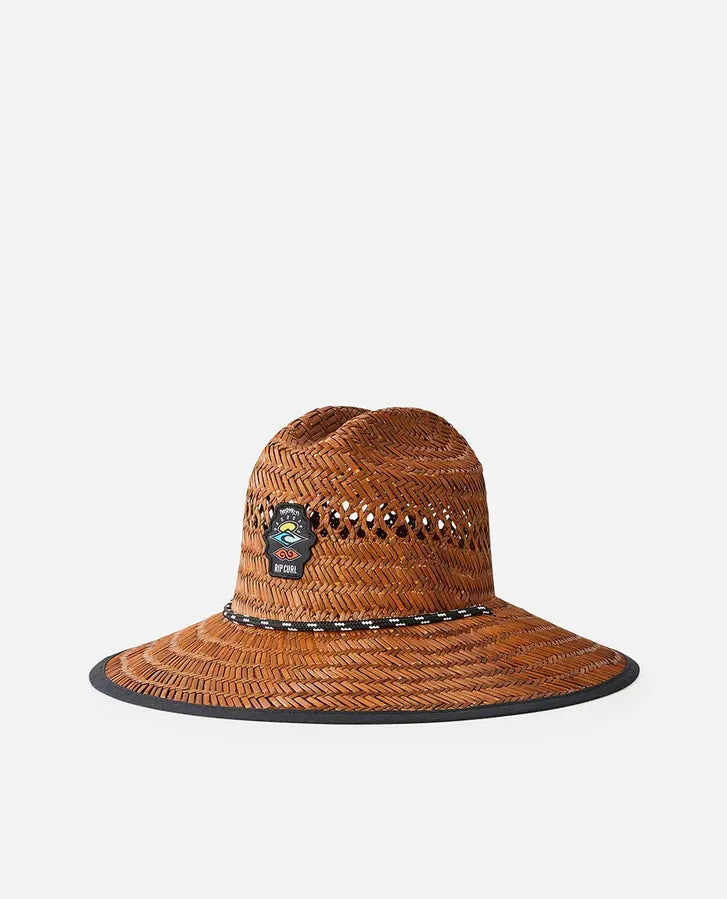 Sombrero Rip Curl Straw Logo Brown