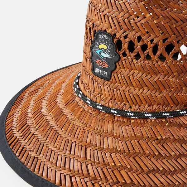 Sombrero Rip Curl Straw Logo Brown