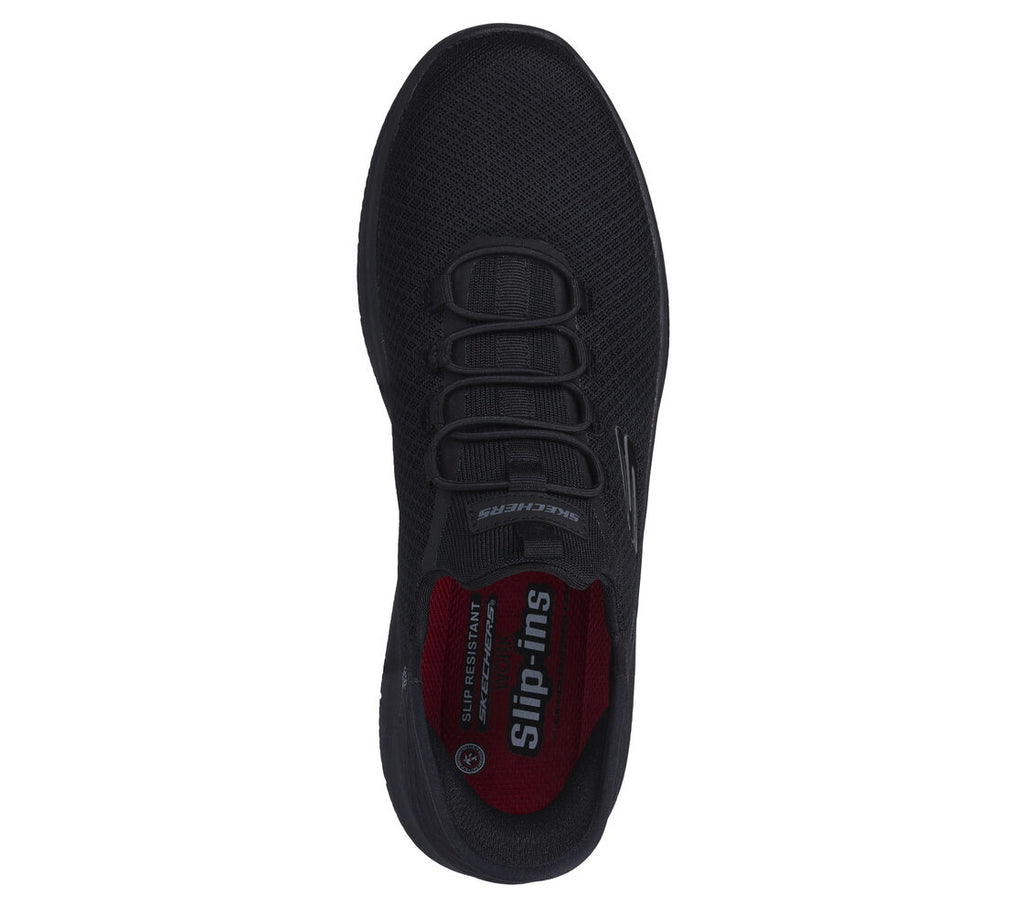 Zapatillas Skechers Slip Ins Work Resistant Summit Black