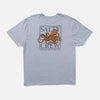 Camiseta Salty Crew Ink Slingger Standard Blue Fog