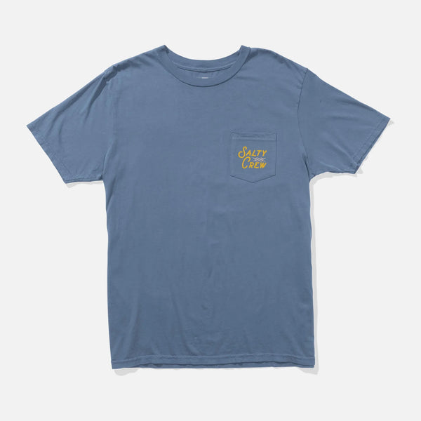 Camiseta Salty Crew Splice Vintage Pocket Slate