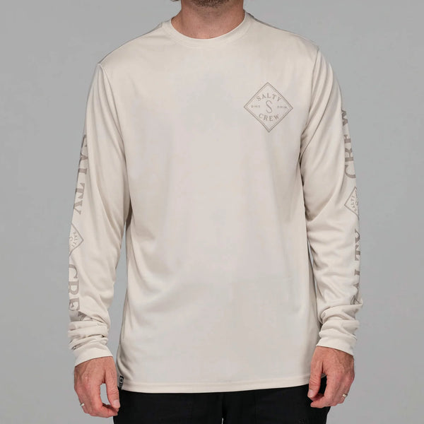 Licra Salty Crew Tippet Sunshirt UPF+50 Natural
