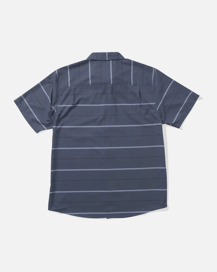 Camisa Salty Crew Skipper Tech Dark Lava