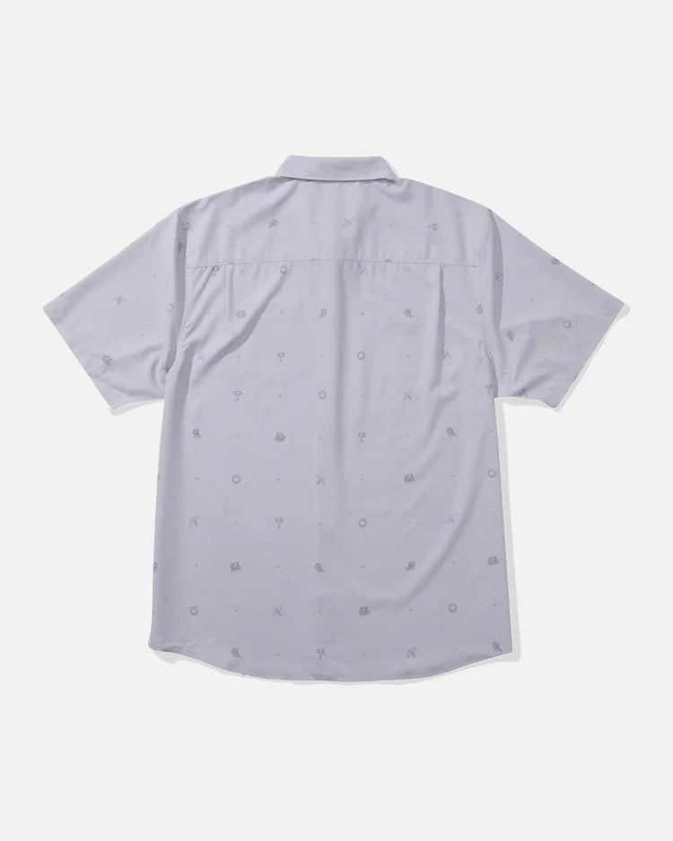Camisa Salty Crew Micro Vibes Tech Light Grey
