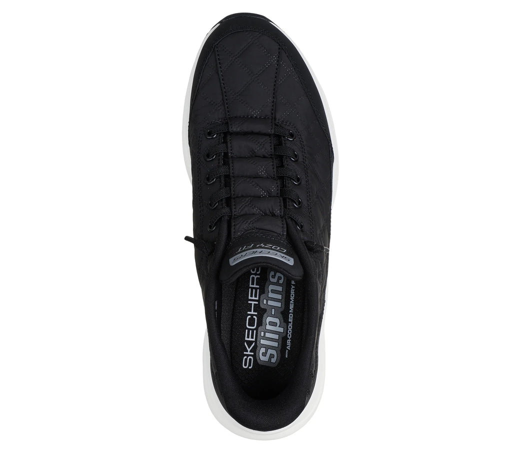 Zapatillas Skechers Slip Ins Contour Black Gold Pink