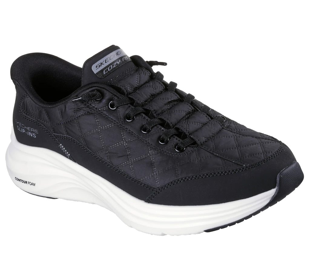 Zapatillas Skechers Slip Ins Contour Black Gold Pink