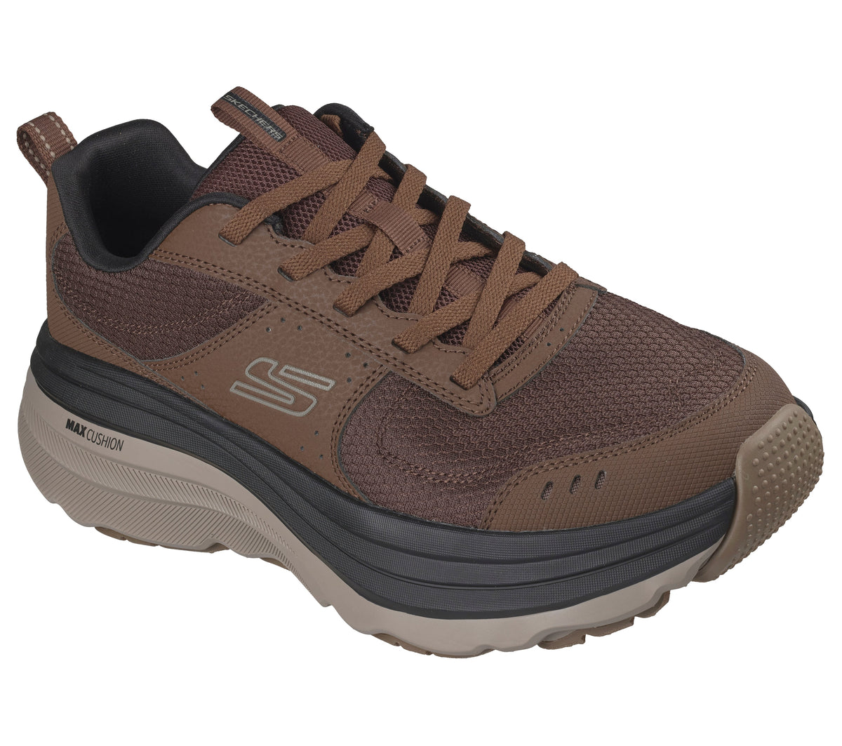 Skechers Max Cushioning Zirrus Zirrostratus Marrón - vista lateral