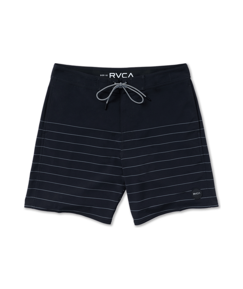 Bañador RVCA Steady Stripe Trunk - Negro (Black) - imagen oficial principal del producto
