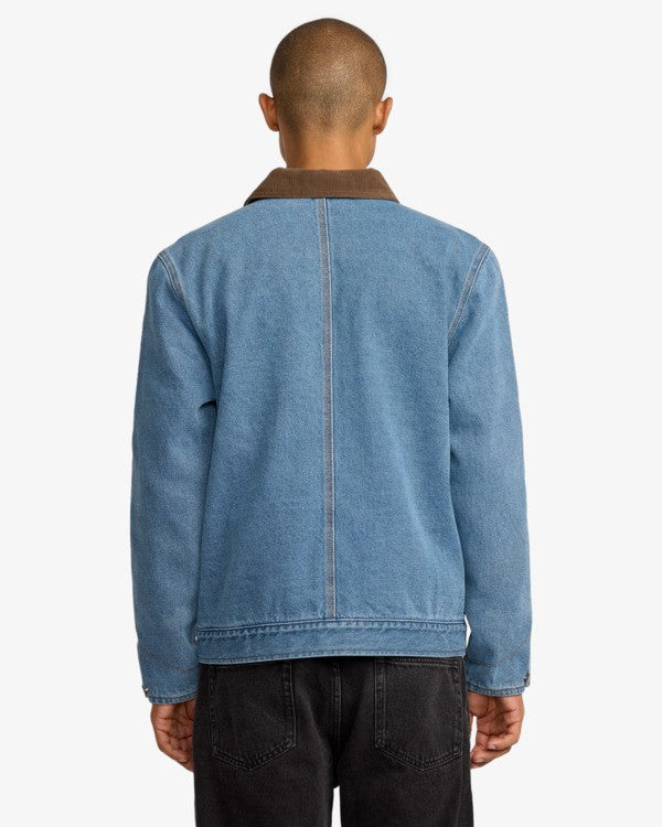Chaqueta Rvca Post Dayshift Blue Denim