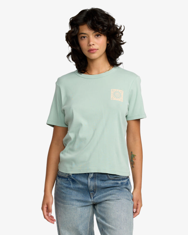 Camiseta Rvca Daily Mist Blue