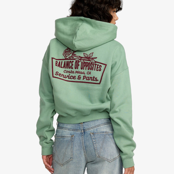 Sudadera RVCA Court Hoodie Sea Green