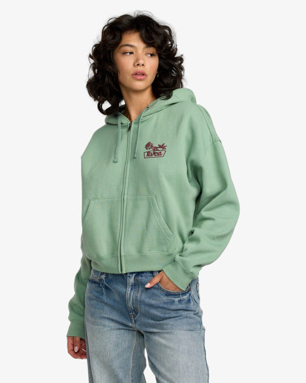 Sudadera RVCA Court Hoodie Sea Green